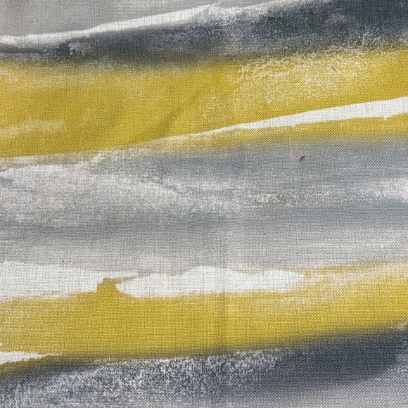 Set Of 4 Outdoor Throw Pillow Covers Waterproof 17x 17 Zip Yellow Grey Geometric - Picture 5 of 11